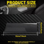 ABS Carbon Fiber Armrest Storage Box Cover for Mercedes C GLC E Class (2015–2020)
