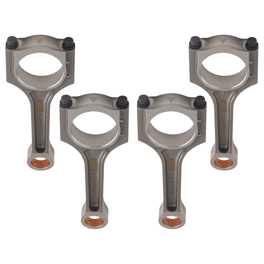 Set of 4 Turbo Connecting Rods for Hyundai Genesis, Santa Fe, Kia Optima, Sorento (2010–2016)