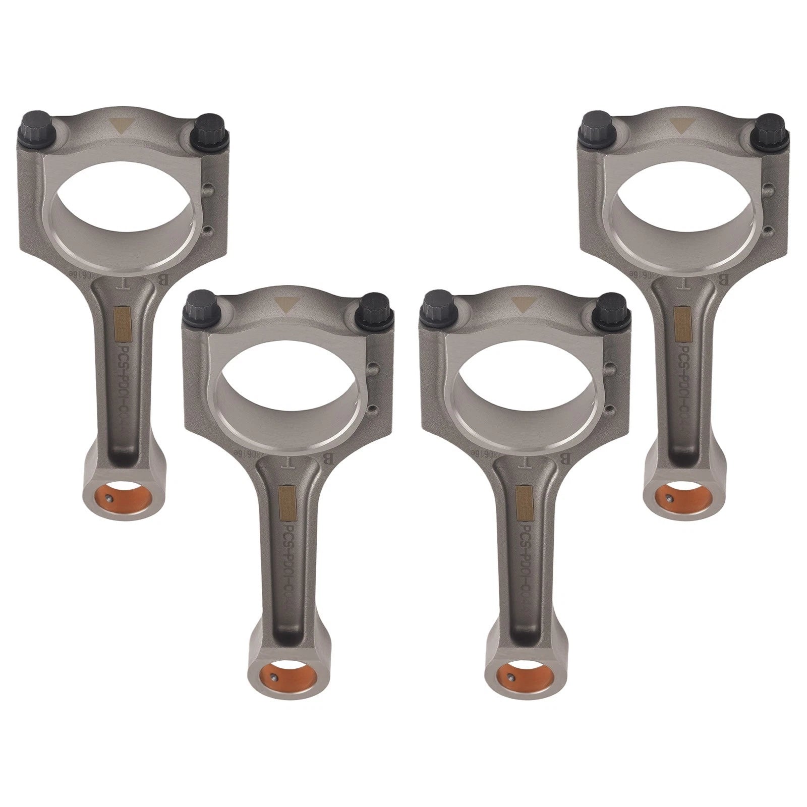 Set of 4 Turbo Connecting Rods for Hyundai Genesis, Santa Fe, Kia Optima, Sorento (2010–2016)