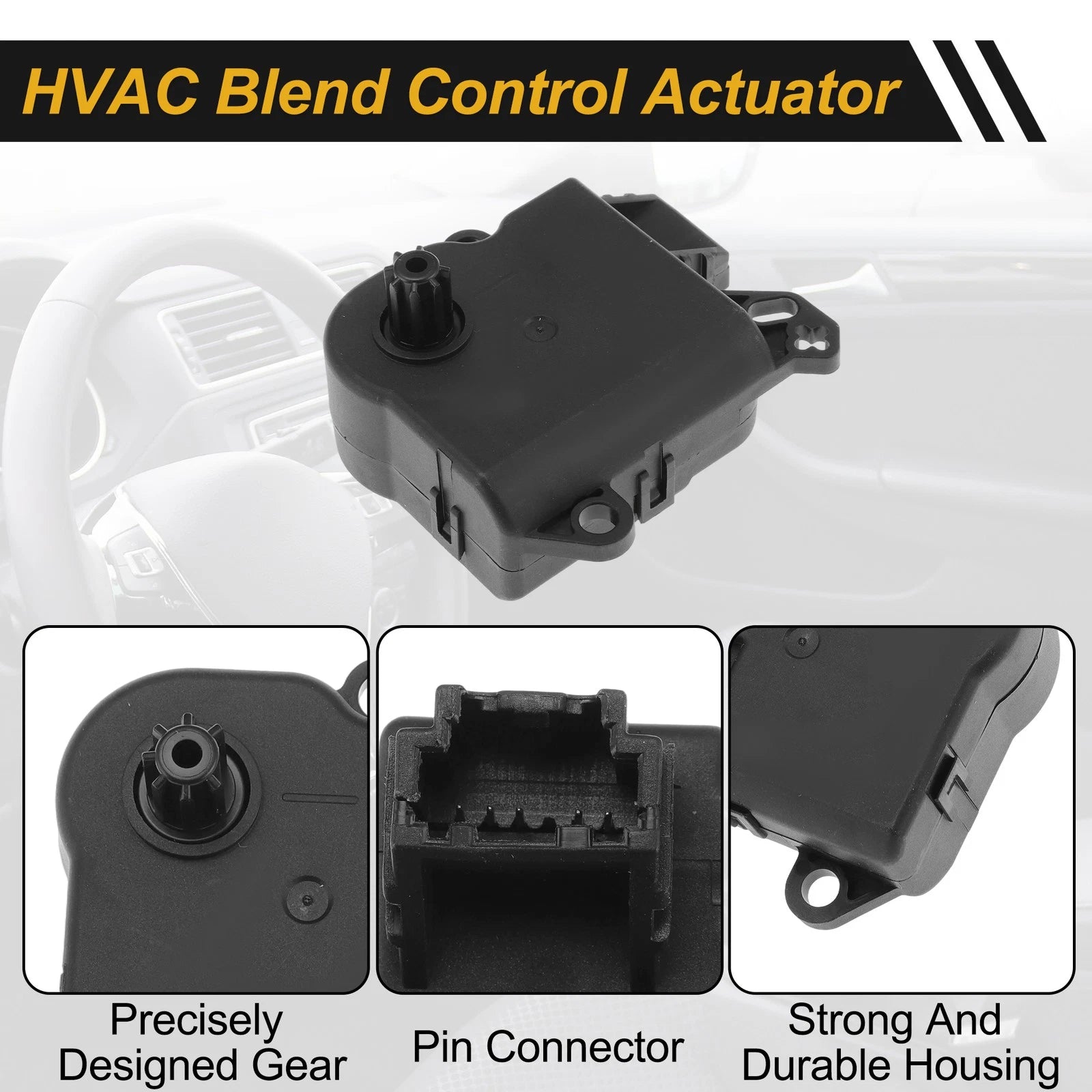 HVAC Heater Blend Door Actuator for Ford Flex (2009–2010) No. 8G1Z19E616B
