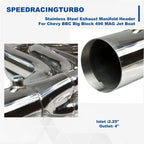 Stainless Steel Exhaust Manifold Header for Chevy BBC Big Block (1965–2000)