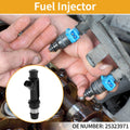Fuel Injector No. 25323971 for Chevy Impala (2000–2005) 1 Pc Black