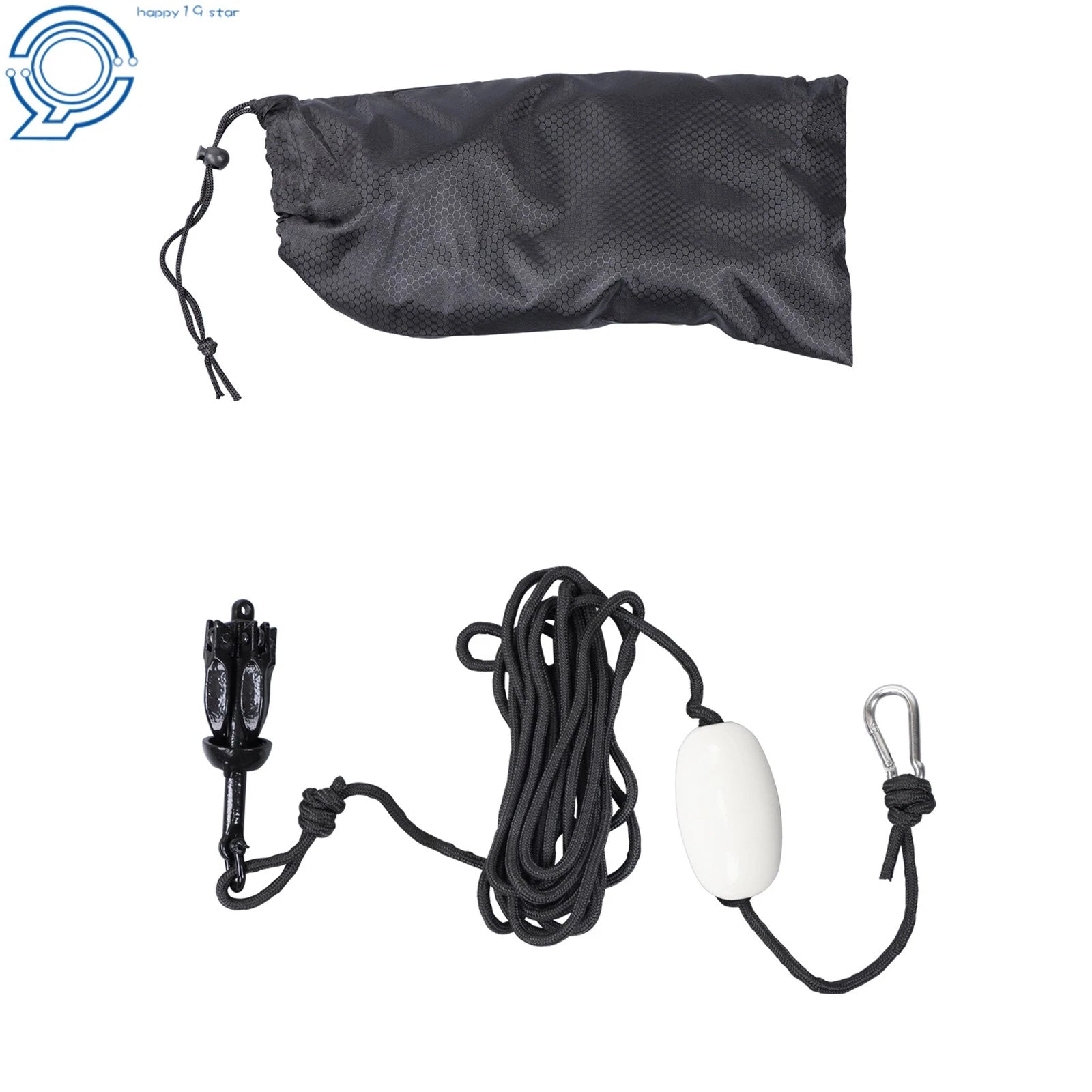 Portable Folding Marine Anchor Buoy Kit for PWC Raft Boat Kayak Canoe