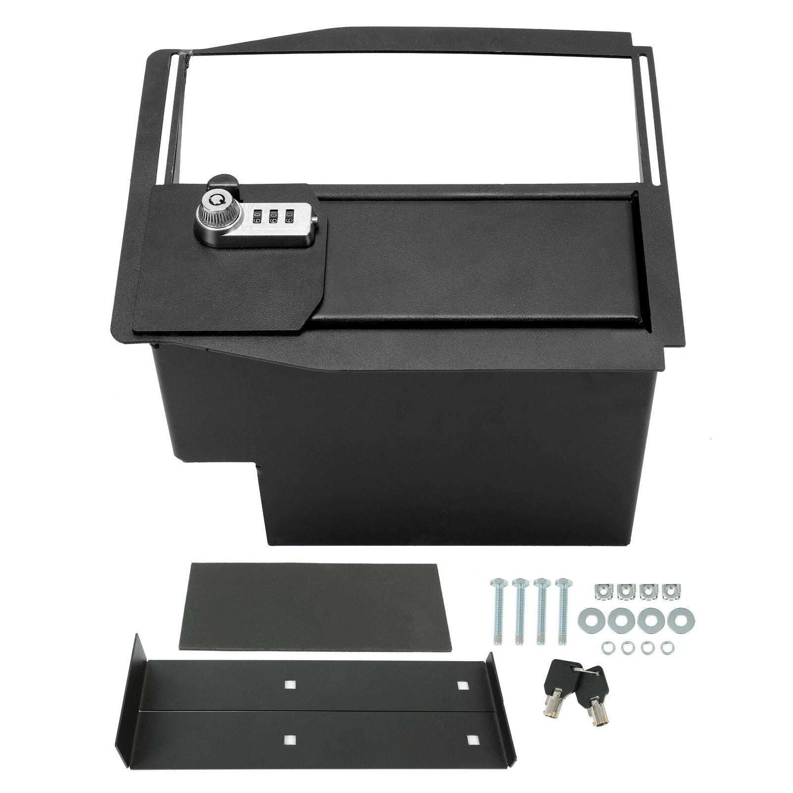 Center Console Lock Safe Storage for Ford F150 (2015–2020) & F250/F350 (2017–2022)