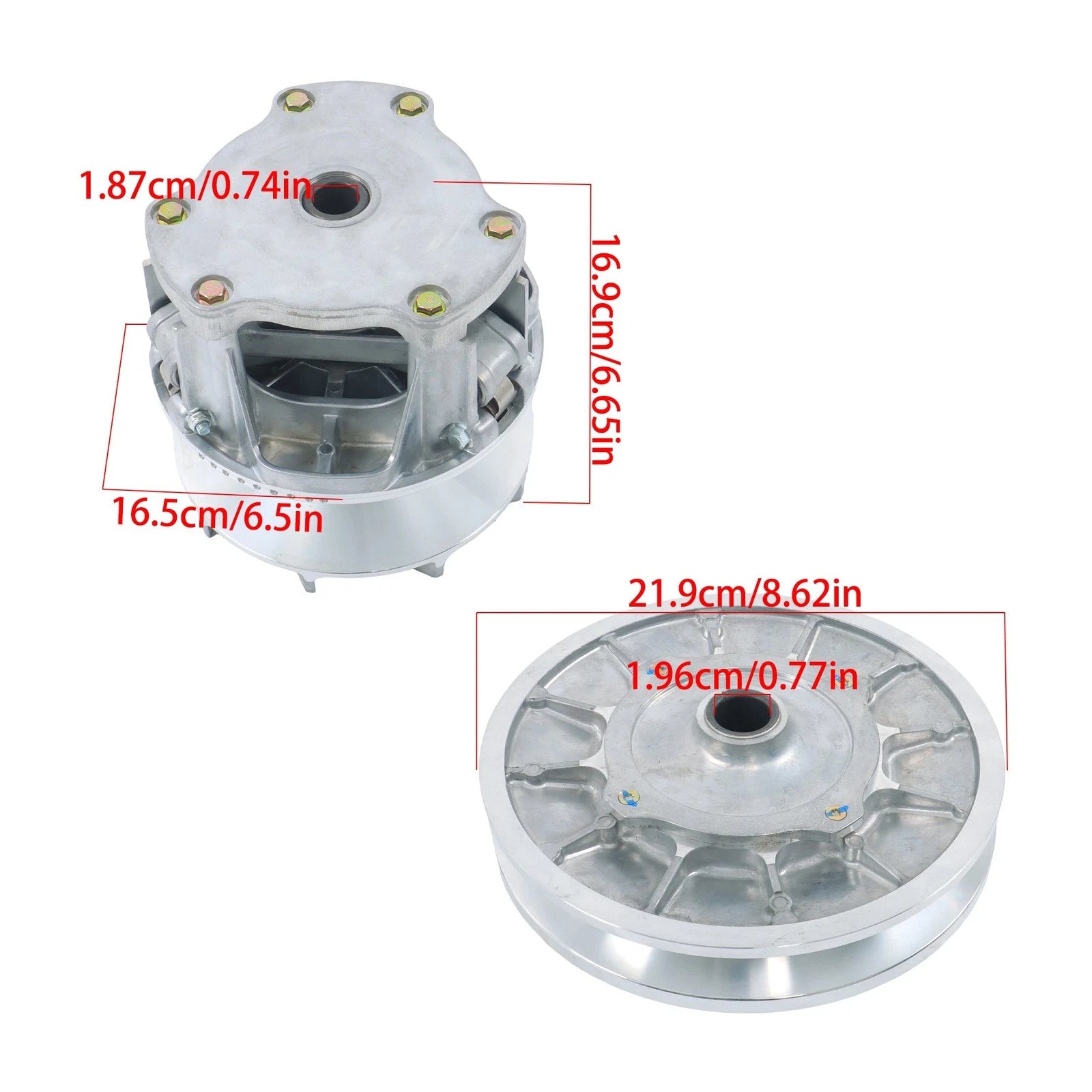Set of 2 Primary/Secondary Clutches for Sportsman 850 (2011–2016)