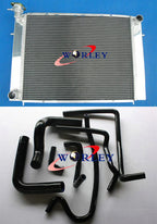 Alloy Radiator for Holden Commodore 5.0L SS 304 (VG-VS) & BLUE Hose