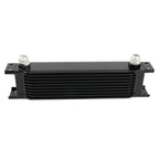 Set of 10 Row Black Aluminum Engine Transmission Oil Coolers