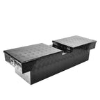 63" Aluminum Double Lid Gull Wing Tool Box for Pickup Trucks