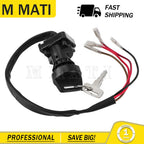 Ignition Key Switch for Polaris (4110140, 4110086)