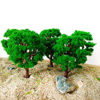 10Pc Tree Scenery Set for Wargame Architecture Railroads Trains
