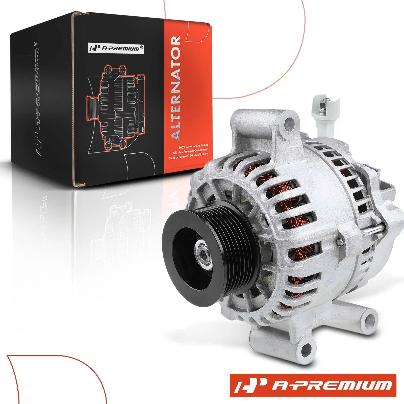 Alternator for Ford E-450 Super Duty E-350 Club Wagon (2003) 7.3L 110A