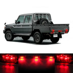 16" LED Light Bar & 2x Red Side Marker Lights for