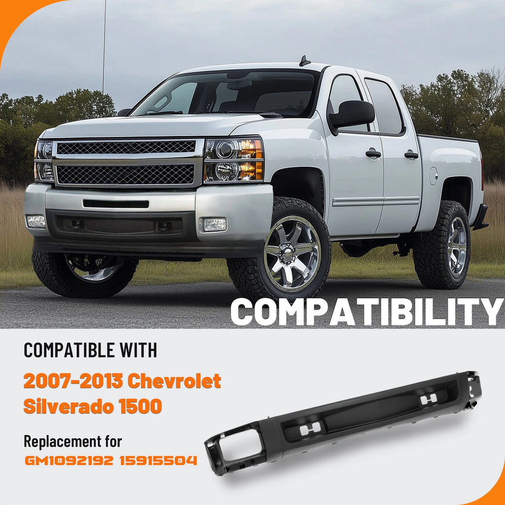 Front Bumper Lower Valance Air Deflector for Chevy Silverado 1500 (2007–2013)