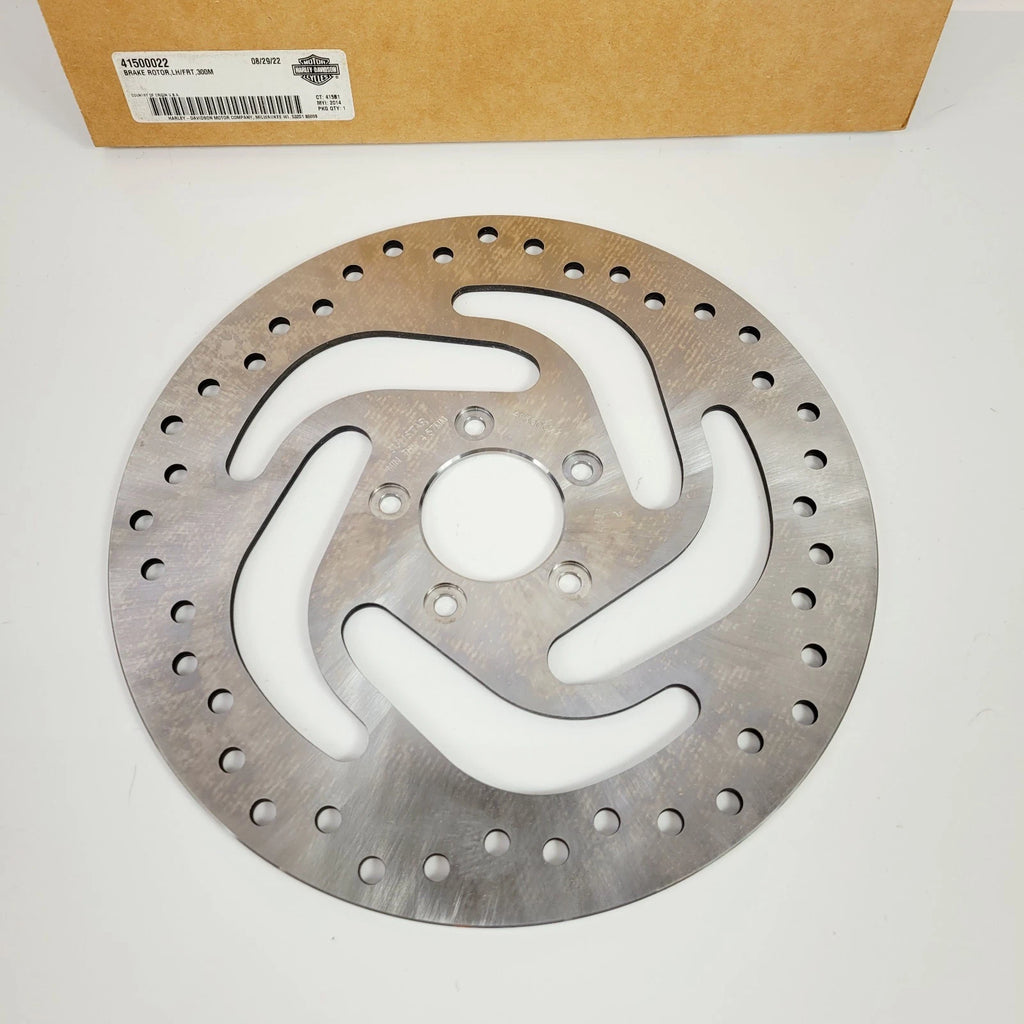 Front Left Brake Rotor 300mm for Harley-Davidson Softail & Sportster (OEM 41500022)