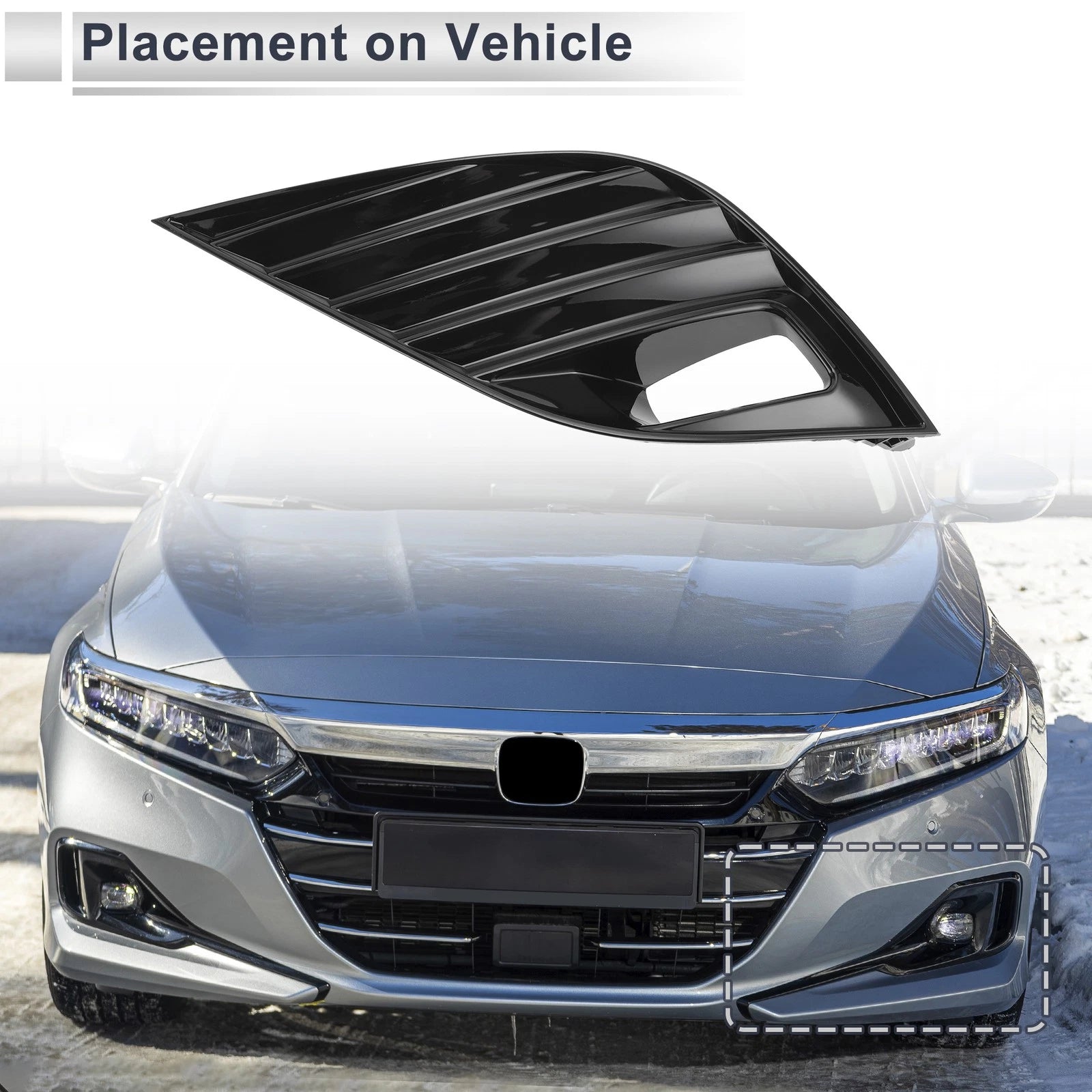 1 Pc Fog Light Grill for Toyota Camry SE/XSE (2018–2020) No. 8148206210