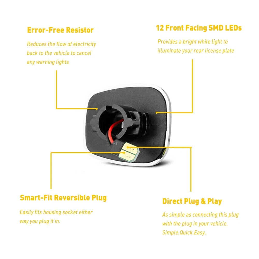 LED Backup Reverse Light Bulbs for Car (912, 921, T15)