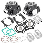 Set of 2 Forged Pistons with Gaskets for Yamaha Banshee (1986–2006) 11:1