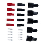 5 Pairs of 30AMP Anderson-Style Connectors with Rubber Covers