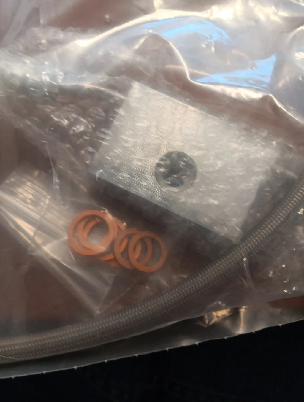 LA Choppers Mini Ape Hanger Brake Line Kit for Harley Davidson