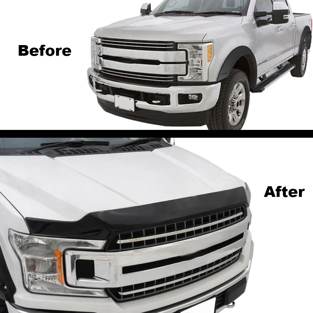 Hood Deflector Bug Shield for Ford F250 F350 F450 Super Duty (2017–2022)