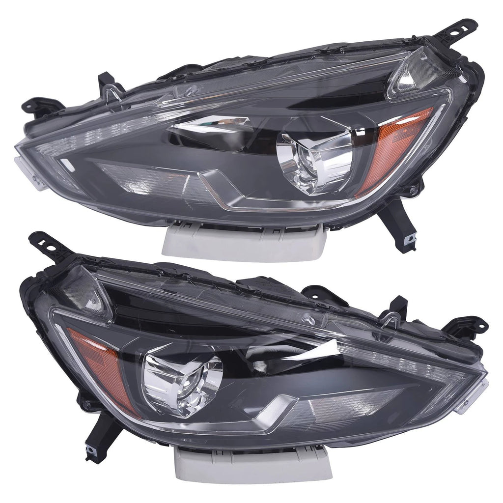 Set of 2 LED Headlights with DRL for Nissan Sentra (2016-2019)