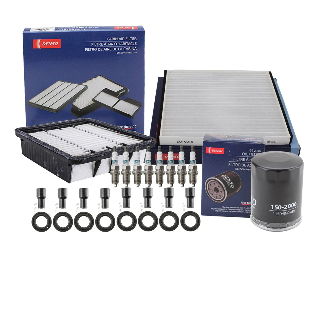 Denso Tune Up Kit 8 Spark Plugs & Boots for Lexus GX470 (2003–2009)