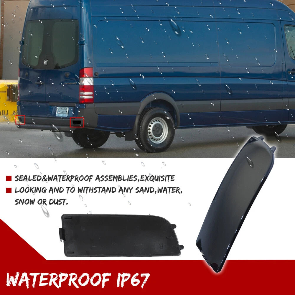 Smoked Lens Rear Bumper Reflectors for Mercedes Sprinter (2007–2018)