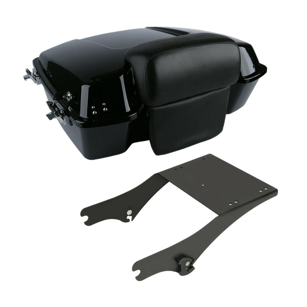 Chopped Trunk Rack Pad for Harley Road Glide (1997–2008) Black