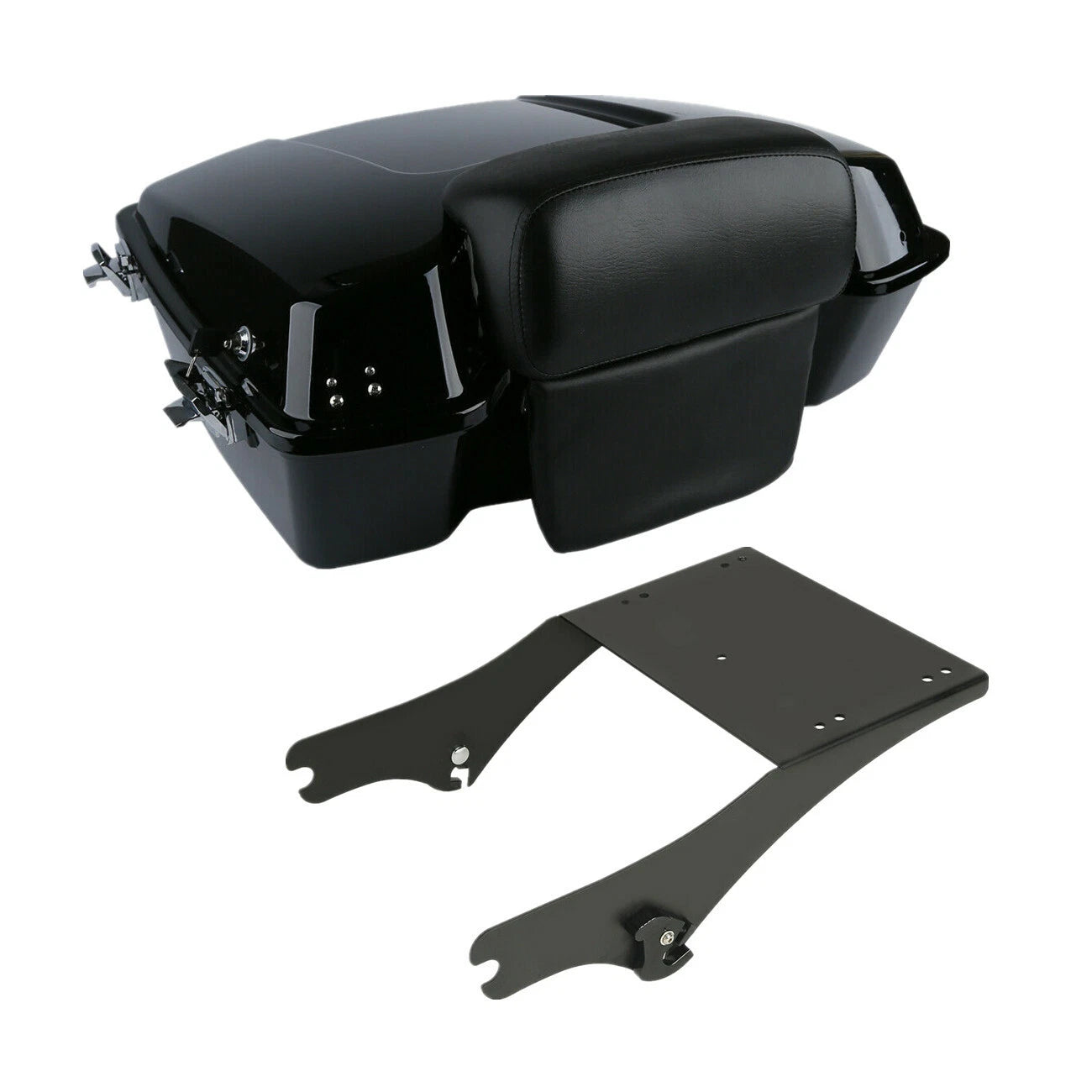 Chopped Trunk Rack Pad for Harley Road Glide (1997–2008) Black