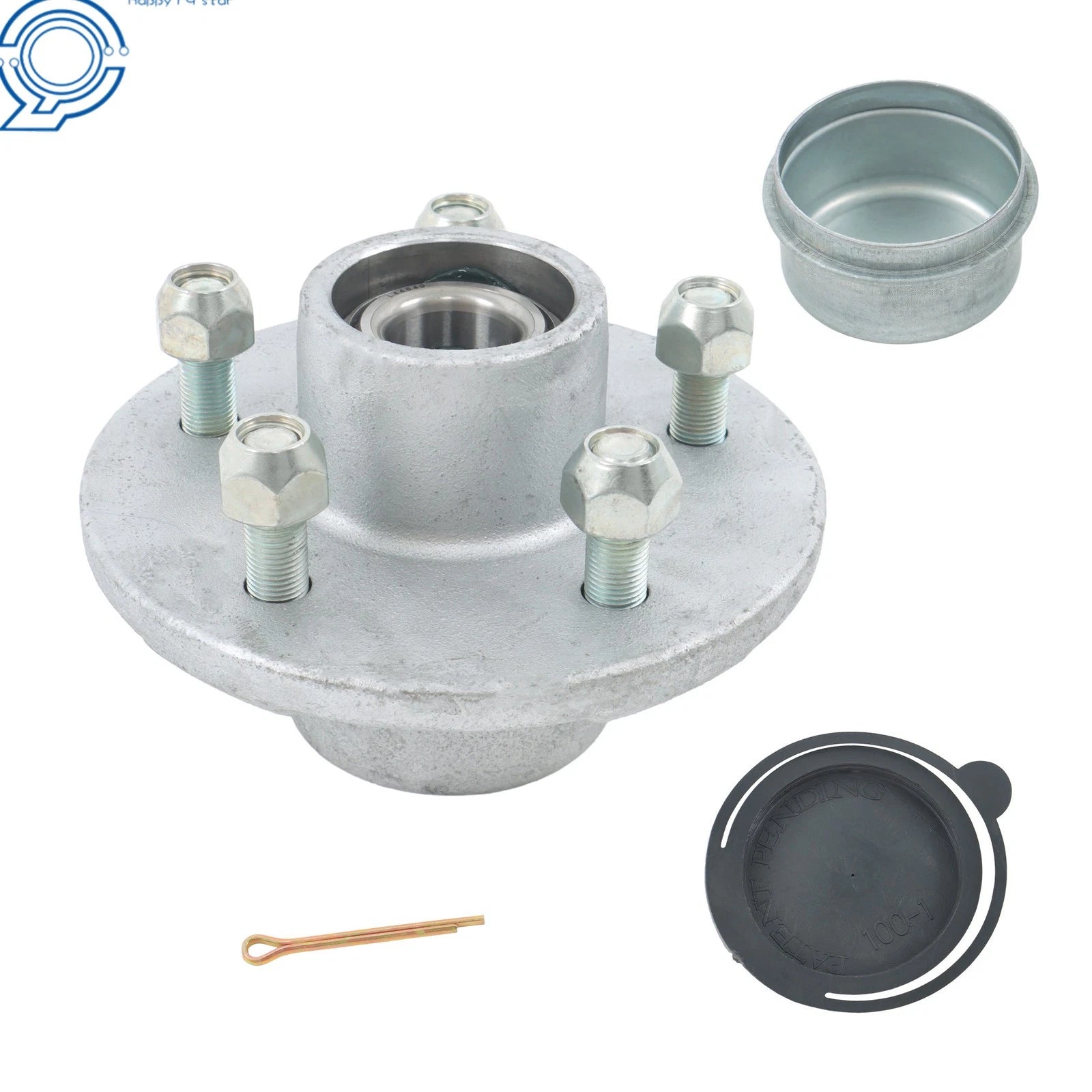 Spindle Hub Kit for 3500 lbs Trailer (5 on 4.5)