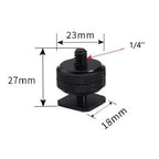 Metal Hot Shoe Adapter Mount for Cameras and Accessories (2010–2023)