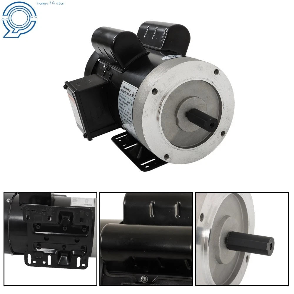 5 HP General Purpose Motor 3450RPM 208-230V 5/8" Shaft 56C Frame CCW/CW