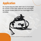 ABS Wheel Speed Sensor Front Right for Toyota Tundra (2000–2006) 89542-0C010
