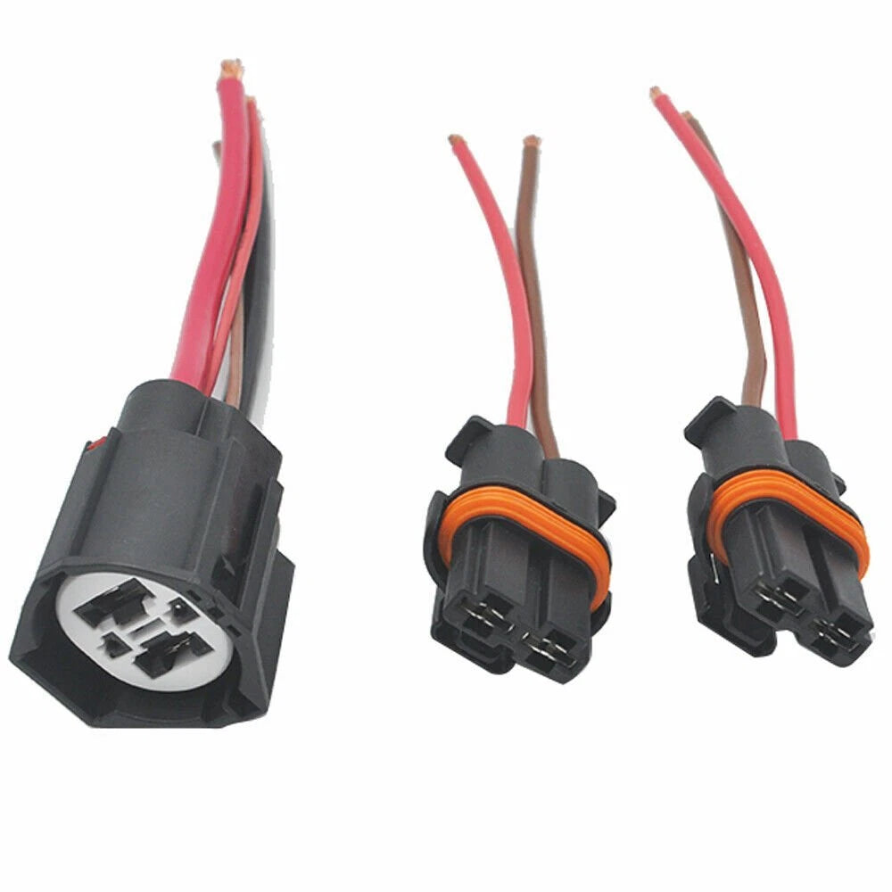 2X Cooling Fan Module Plug Connector for Ford Edge, Flex, Lincoln MKX, MKS (2009)
