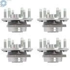Set of 4 Wheel Hub Bearing Assemblies 513289 for Cadillac SRX (2010–2016)
