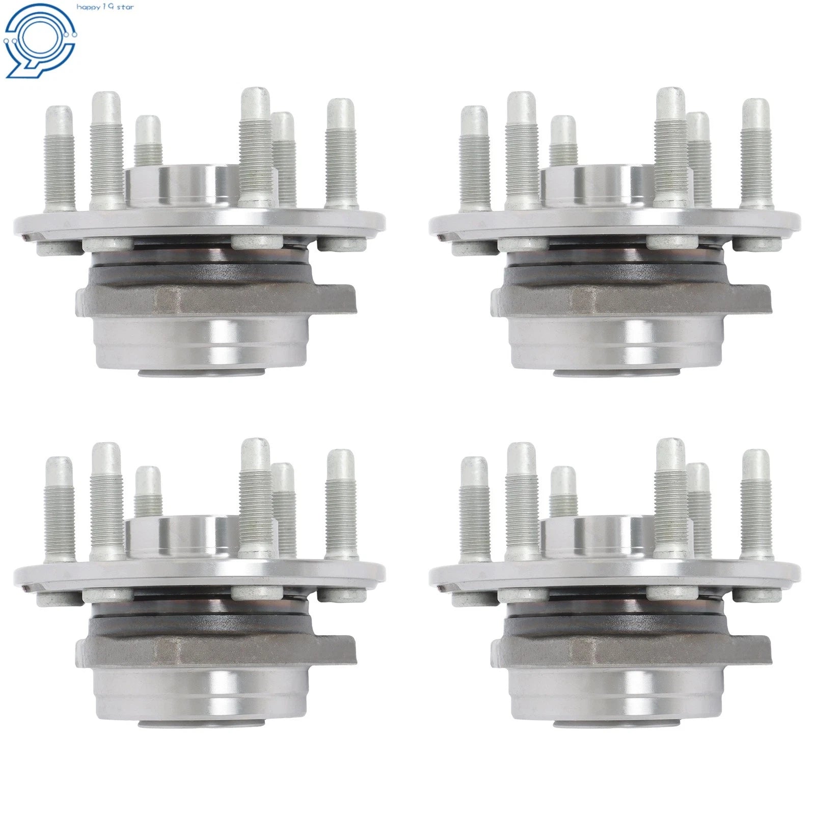 Set of 4 Wheel Hub Bearing Assemblies 513289 for Cadillac SRX (2010–2016)