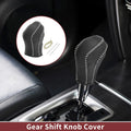 1 Pc Gear Shift Knob Cover for Nissan Maxima (2016–2023) Black Beige Faux Leather