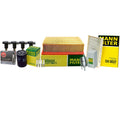 Tune Up Kit: 4 Mann Filters, 4 Denso Coils, 4 NGK V-Power Spark Plugs for Audi A4 (1996–2001)