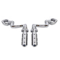1 1/4" Highway Engine Guard Foot Pegs for Harley Touring Street Glide