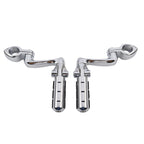 1 1/4" Highway Engine Guard Foot Pegs for Harley Touring Street Glide