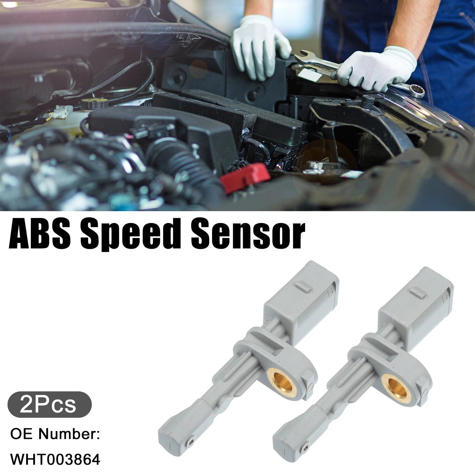 2X ABS Sensor for Audi A3 (2012–2016) No.WHT003864
