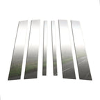 6Pc Chrome Pillar Post Covers for Mercedes GL (2007–2012)