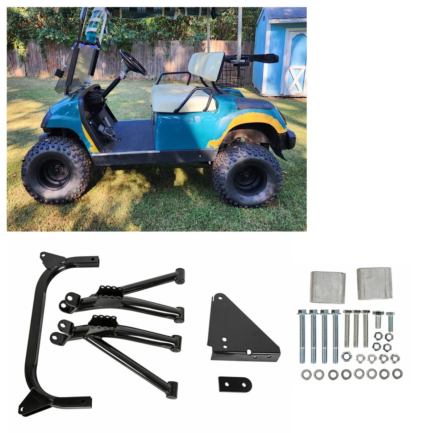6" A-Arm Lift Kit for Yamaha G8-G14 G16 G19 G20 Golf Cart (1995–2002)
