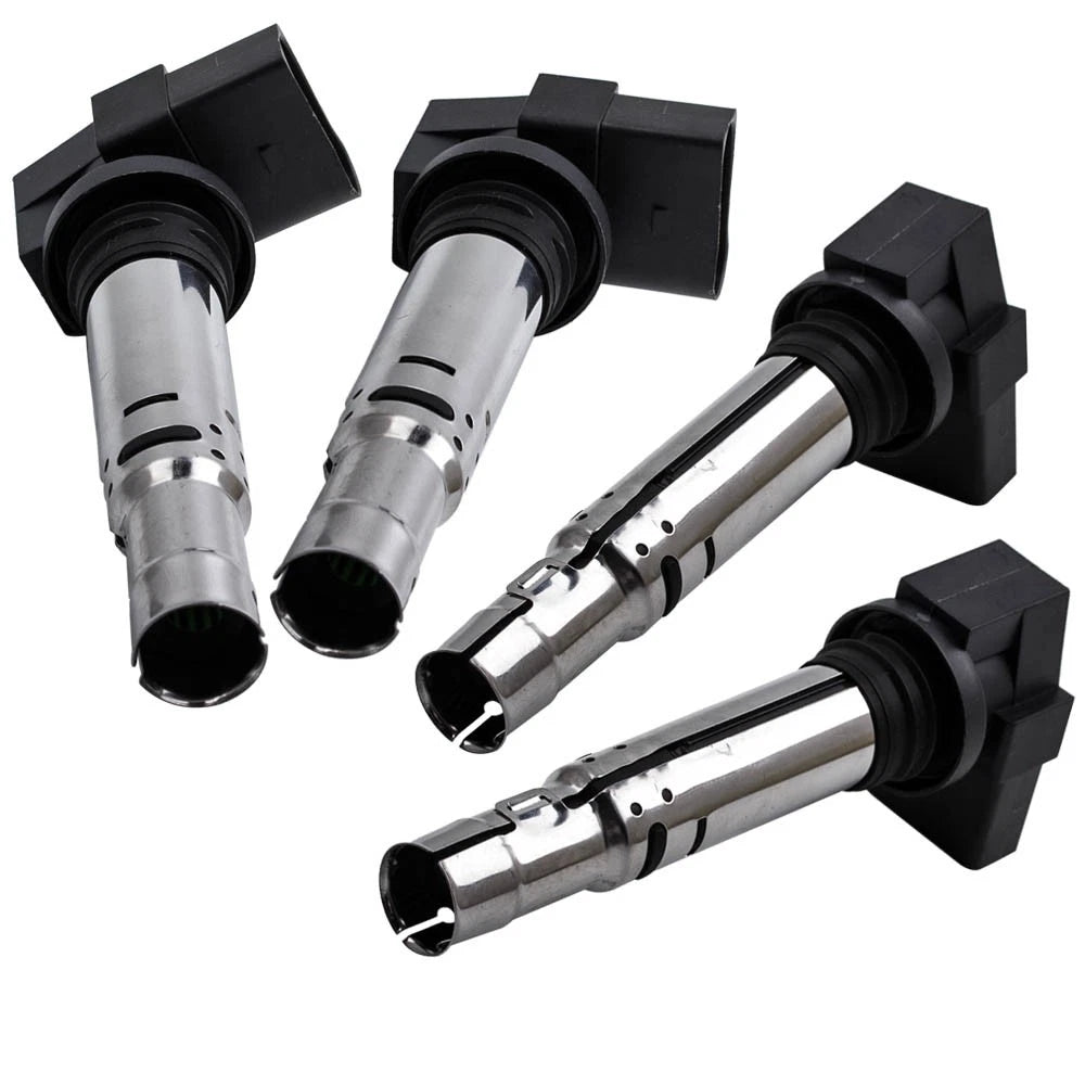 Set of 4 Electronic Ignition Coils for Seat Skoda Superb (2008–2015)