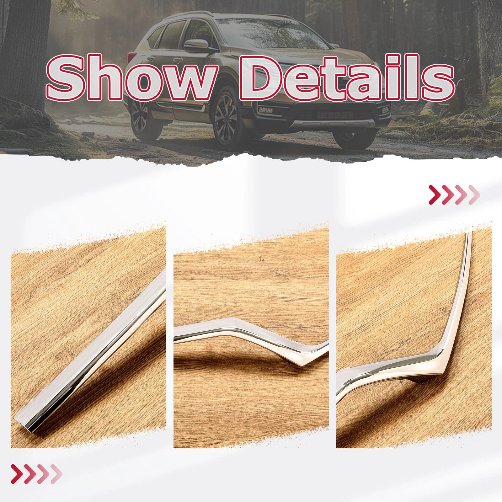 Chrome Headlight Trim Molding for Honda CR-V (2017-2019)