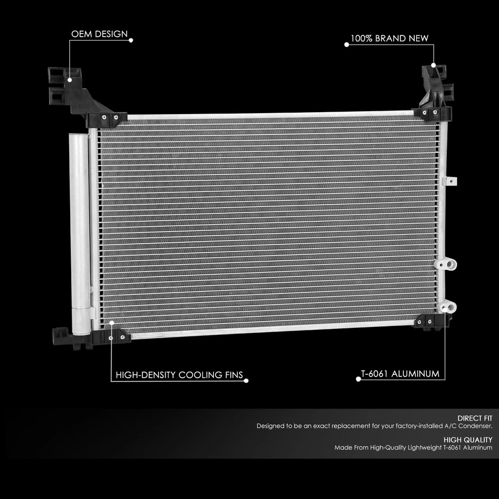 A/C Condenser for Lexus GS200T GS300 RC200T RC300 (2016–2020) Aluminum