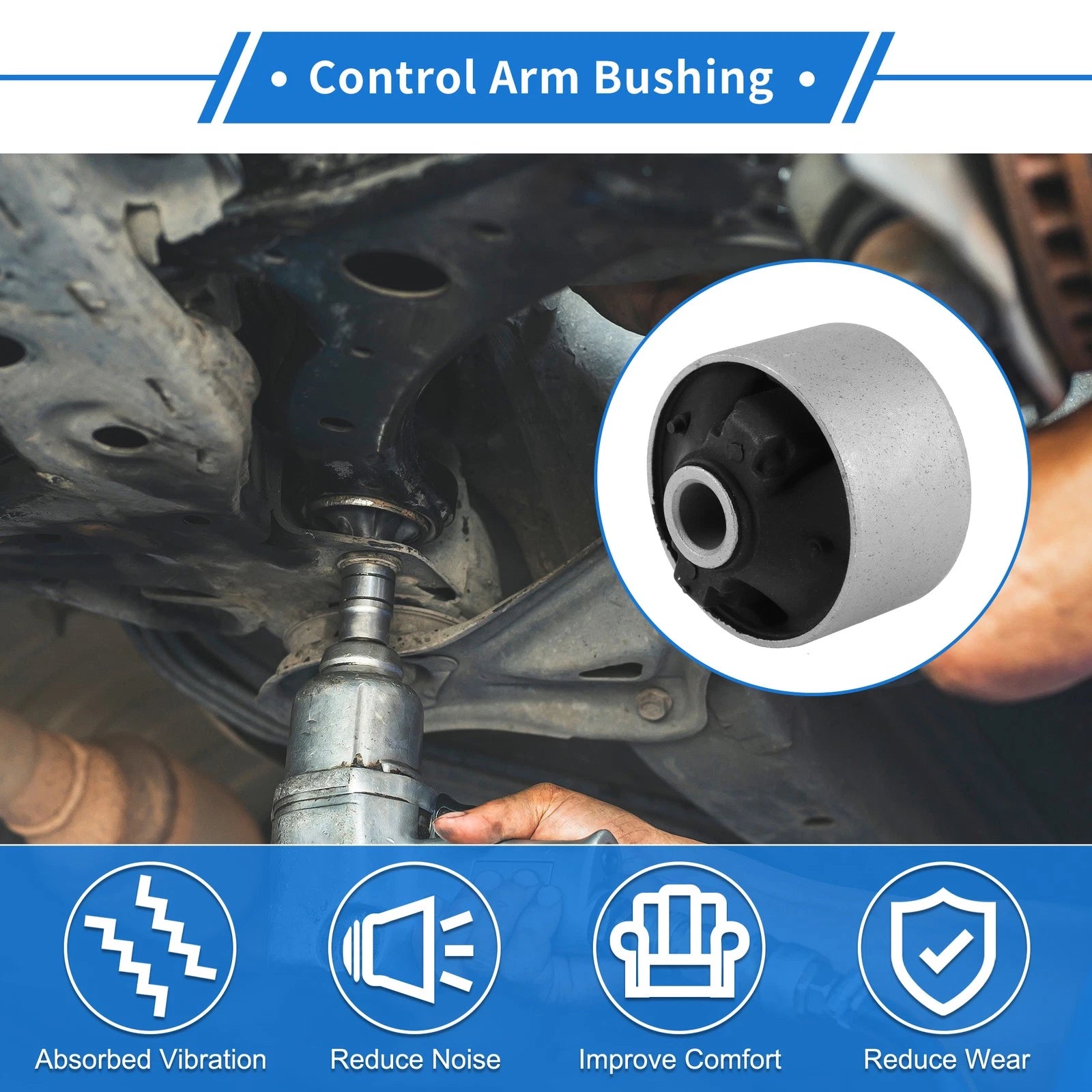 Rear Arm Bushing Assembly for Subaru Legacy/Legacy Outback (B12, B13)