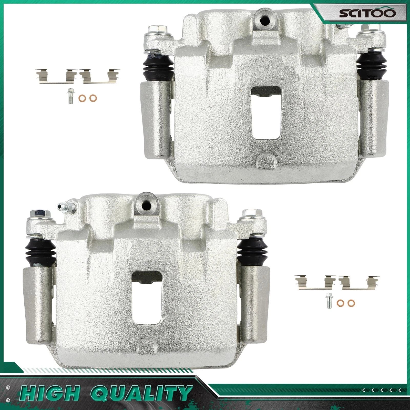 Rear Brake Calipers w/Bracket for GMC Savana 2500, Chevy Express 2500 (2007–2020)