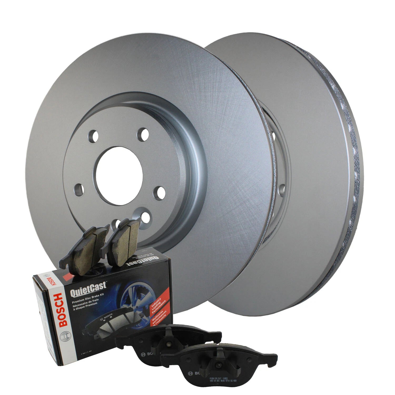 Front Brake Kit 320mm Rotors Bosch Ceramic Pad for Ford Escape Lincoln MKC (2013–2019)