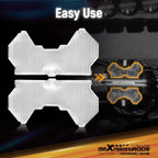 Set of 4 Square LED Light Guards for maXpeedingrods 5" Driving Lights